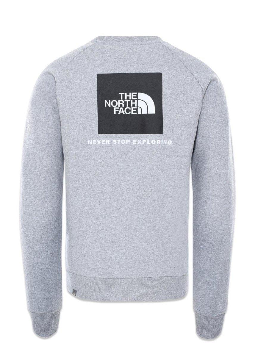 M RAGLAN REDBOX CREW - NEW - Tnf Light Grey Heather - Image 2