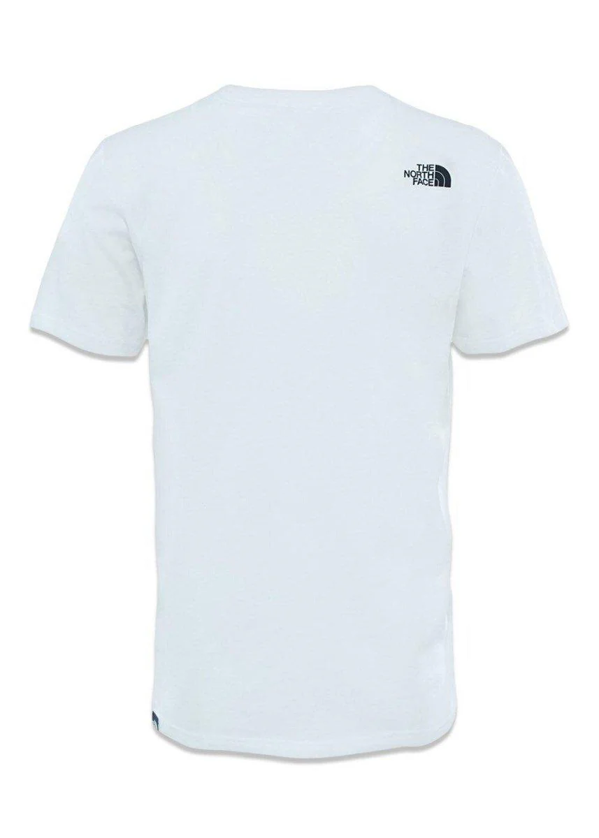 M S/S FINE TEE - EU - Tnf White/Tnf Black - Image 4