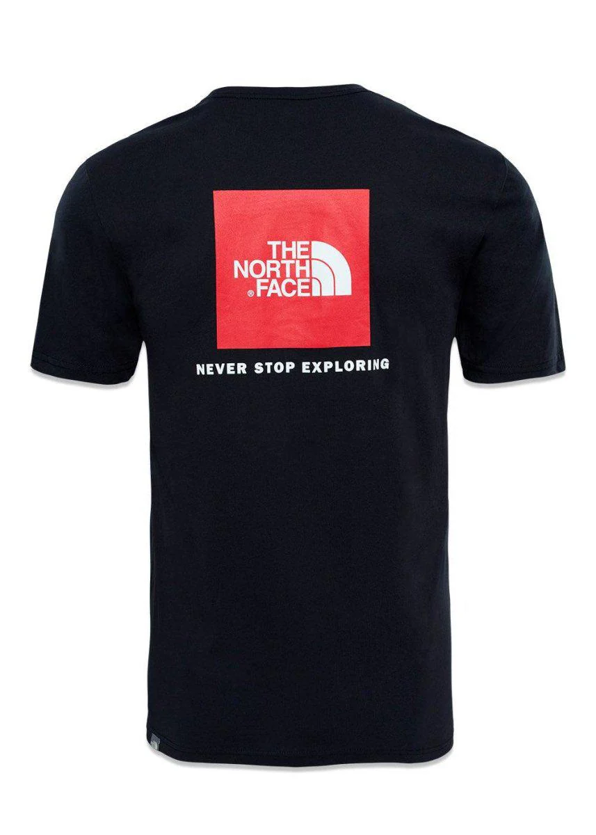 M S/S RED BOX TEE TNF - Black - Image 3