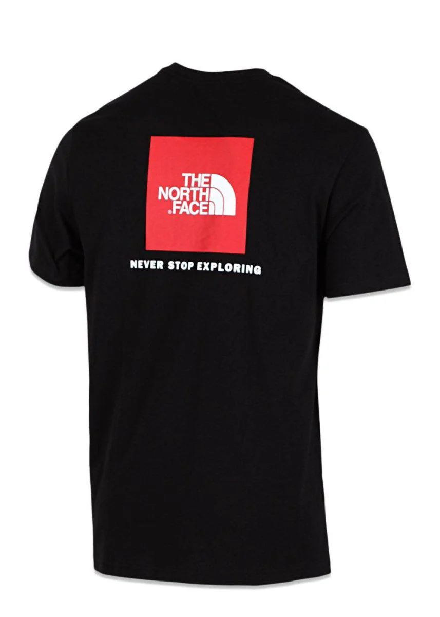 M S/S RED BOX TEE TNF - Black - Image 4