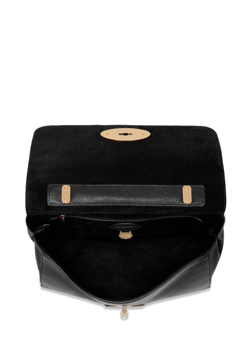 Medium Lily Glossy Goat - Black - Image 6