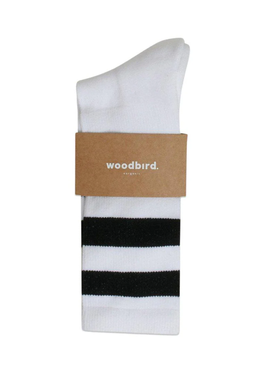 Our Tennis Socks - White-Black