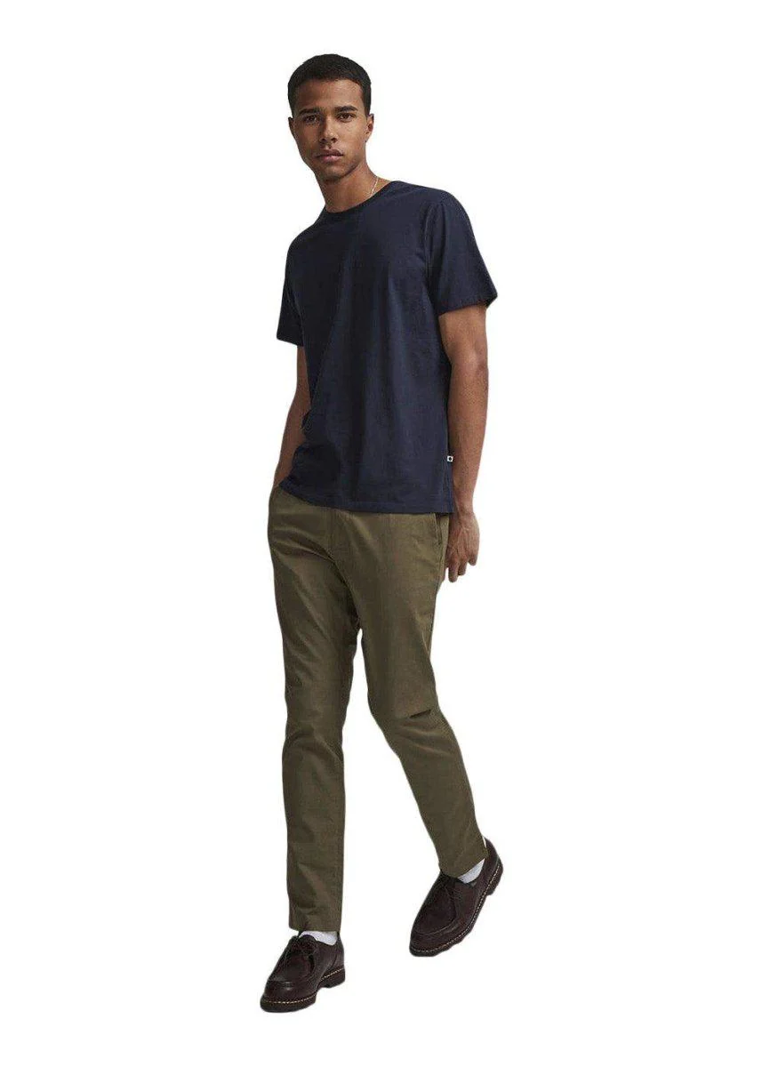 Pima Tee 3208 - Navy - Image 2