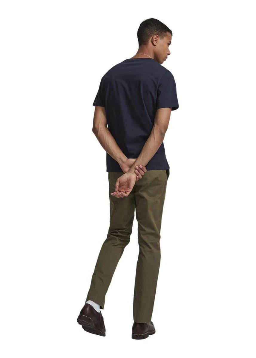 Pima Tee 3208 - Navy - Image 3