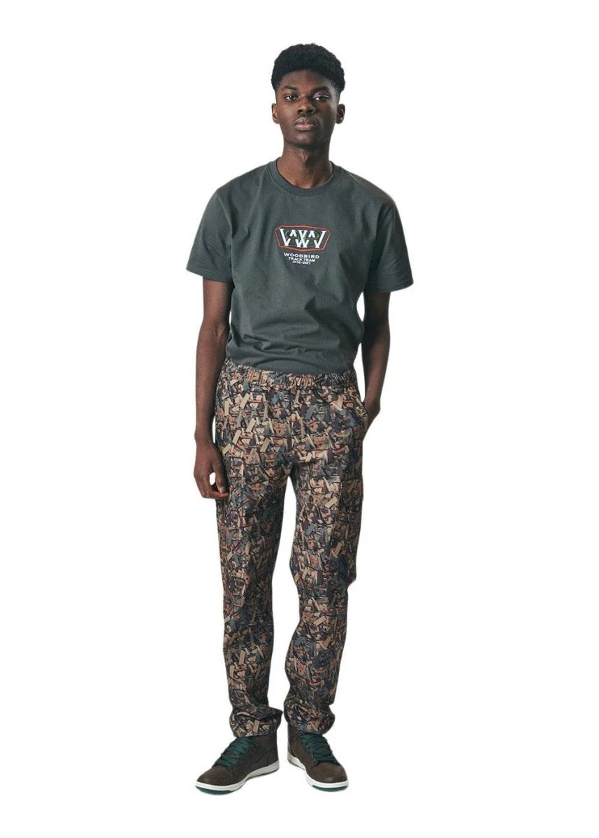 Rics Track Tee - Army Green - Image 4