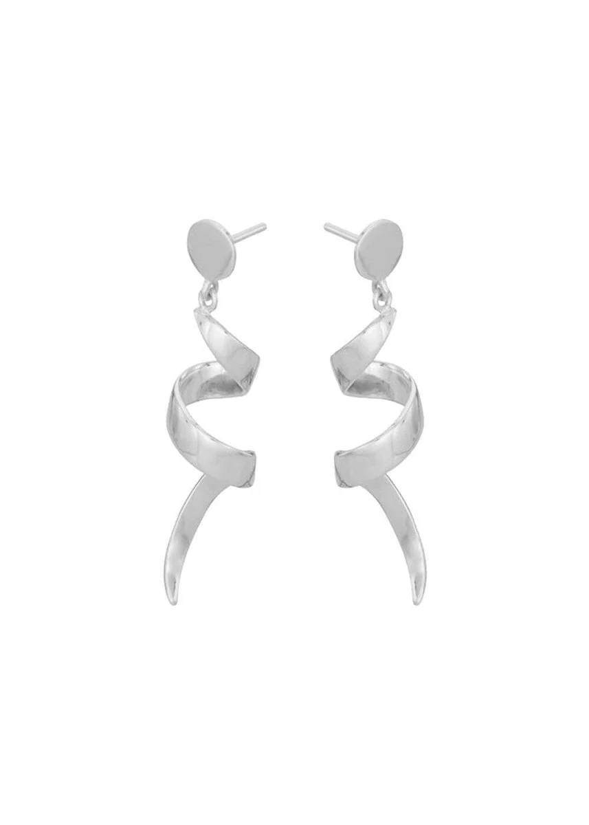 Small Loop Earrings - Silver