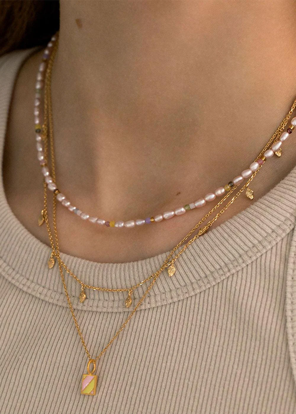 Tout Petit Ile De L Amour Neck - Goldplated - Image 3