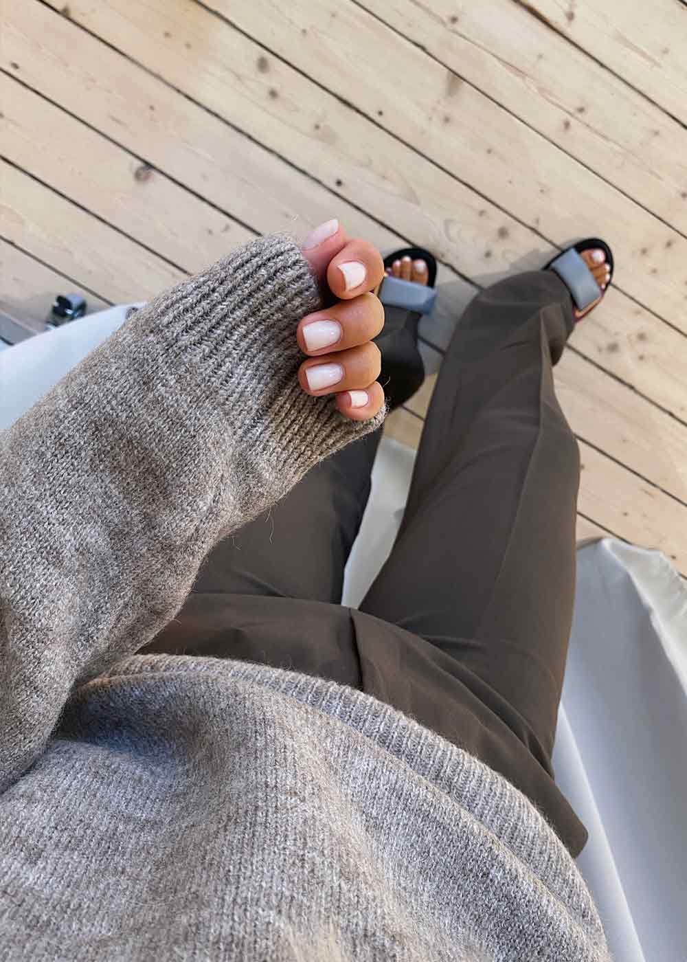 Truce o-neck - Beige Melange - Image 5