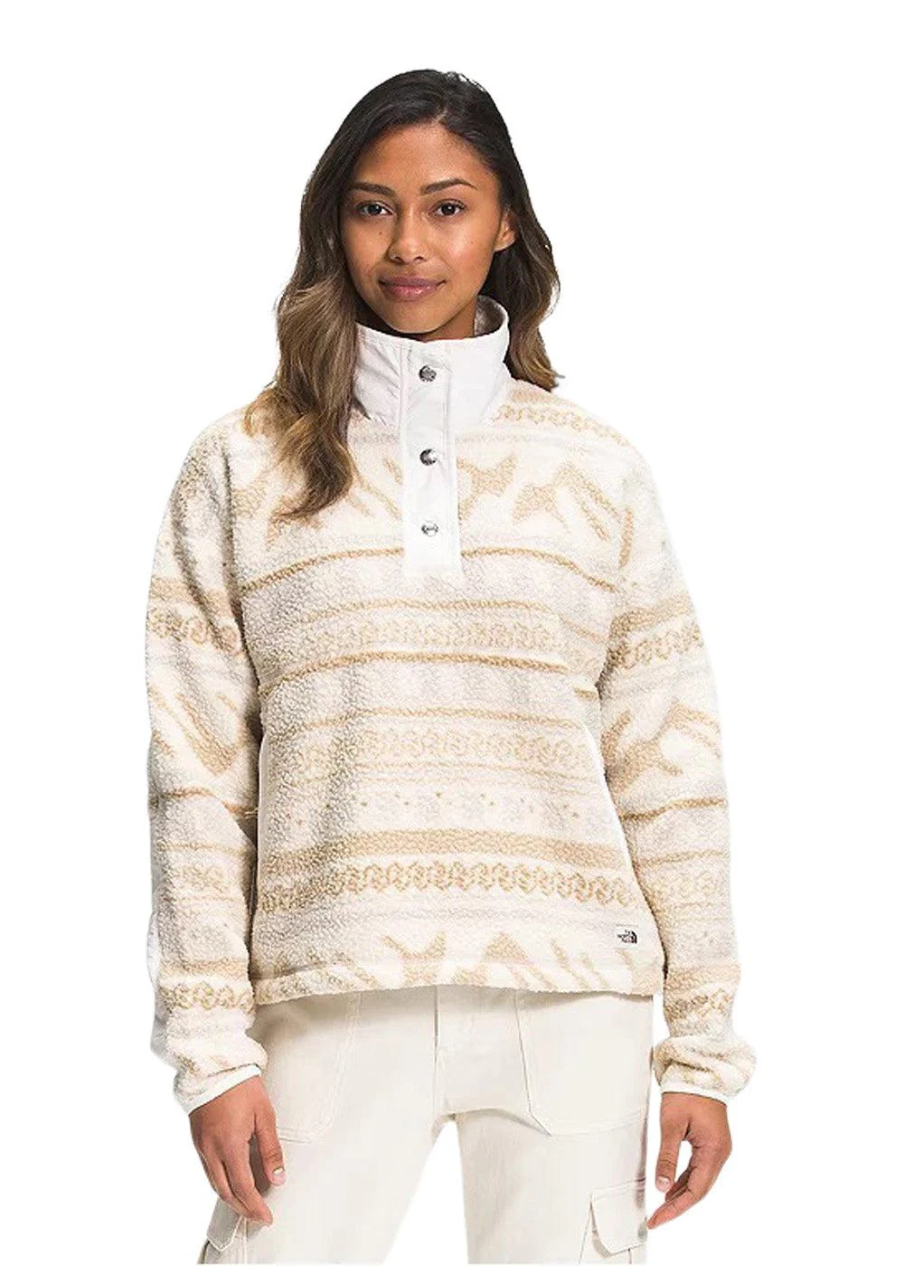 W Printed Cragmont Fleece - Gardenia White - Image 2