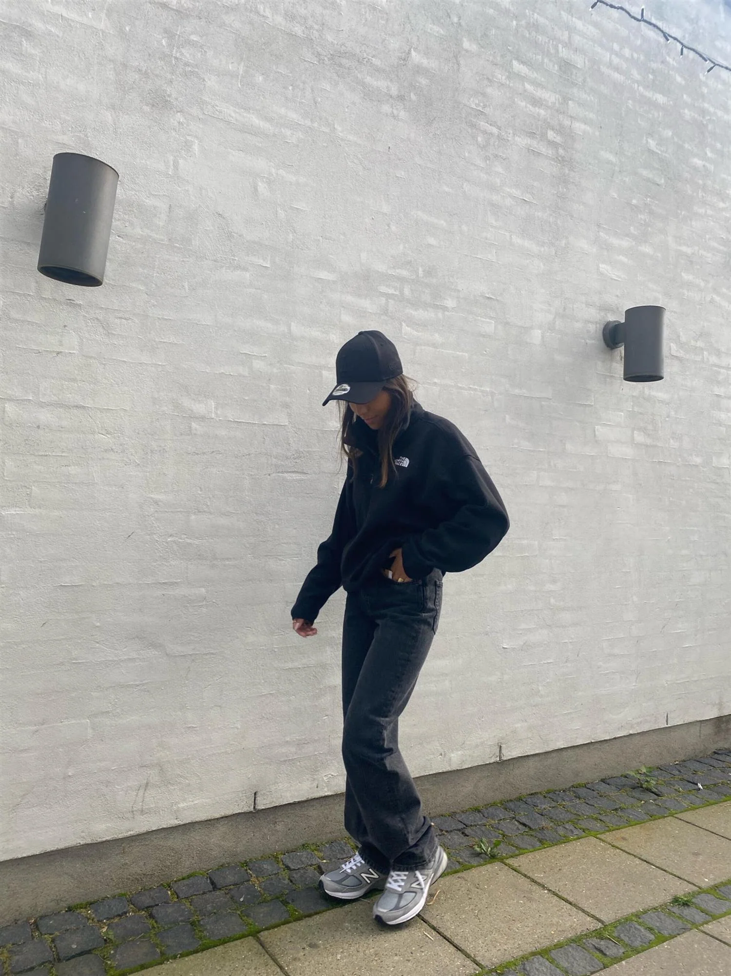 W TKA KATAKA 1/4 ZIP FLEECE - Tnf Black - Image 5