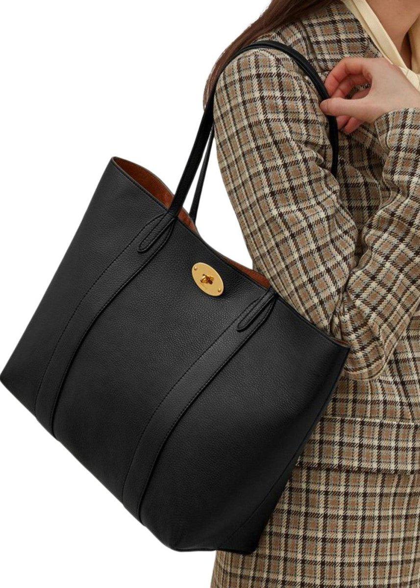 Bayswater Tote Small Classic G - Black-Oak - Image 7