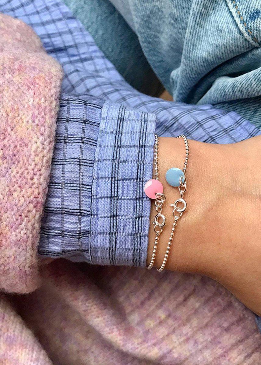 Bracelet, Ball Chain - 28 Old Rose - Image 2