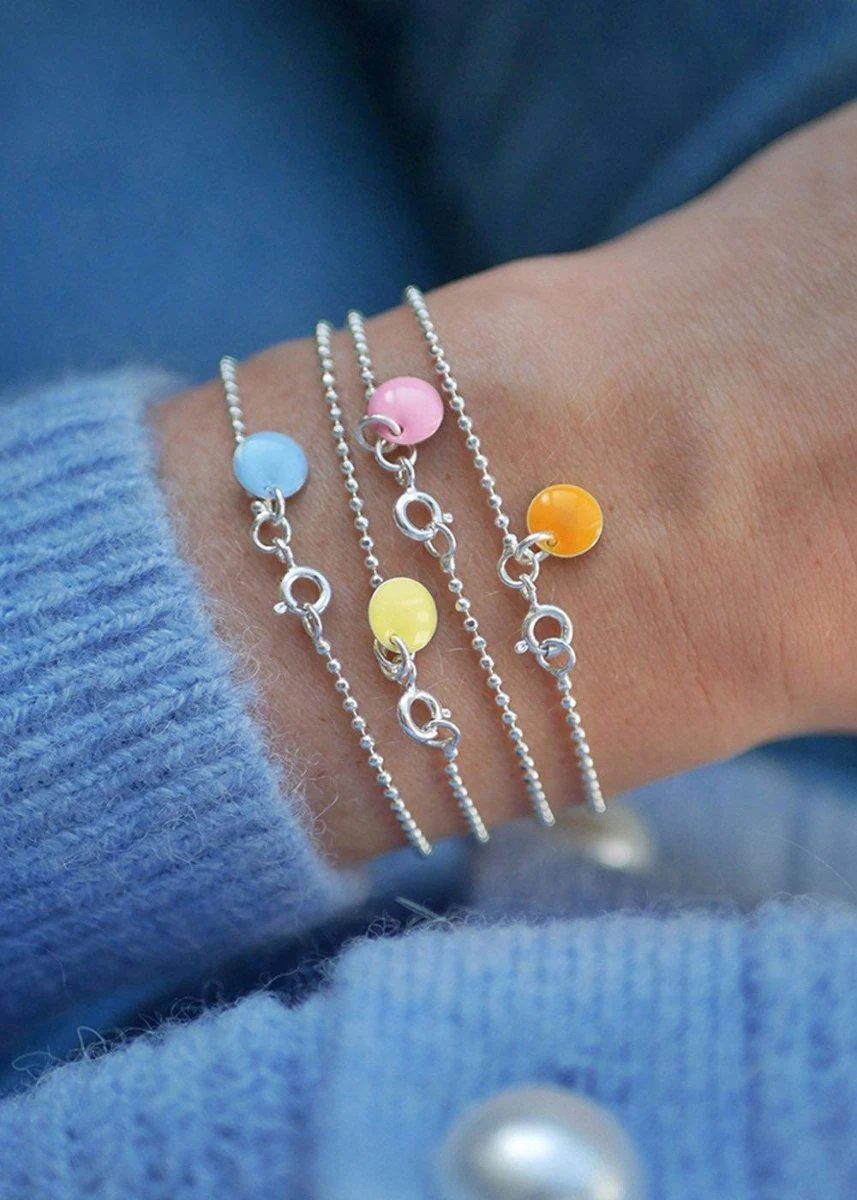 Bracelet, Ball Chain - 69 Icy Blue - Image 2