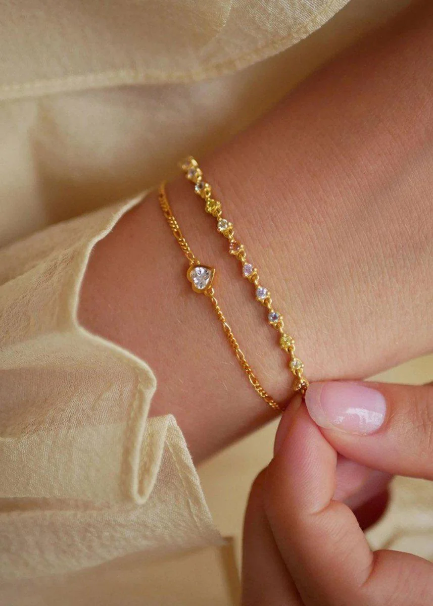 Bracelet, Luella - Rainbow Cz - Image 2