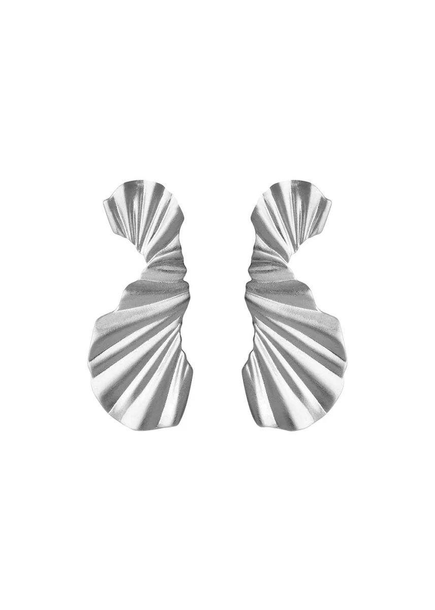 Earring, Big Wave - 925S/M