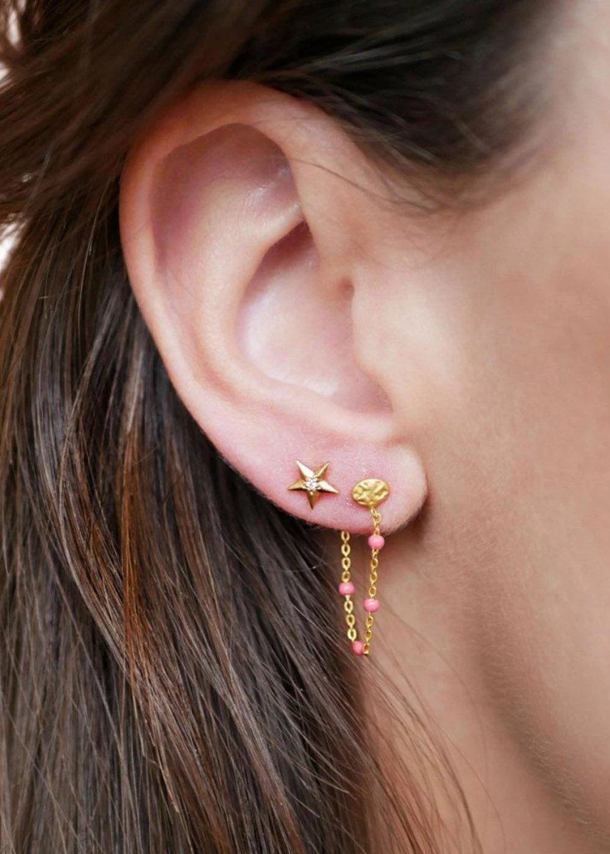 Earring, Lola - Blue - Image 2