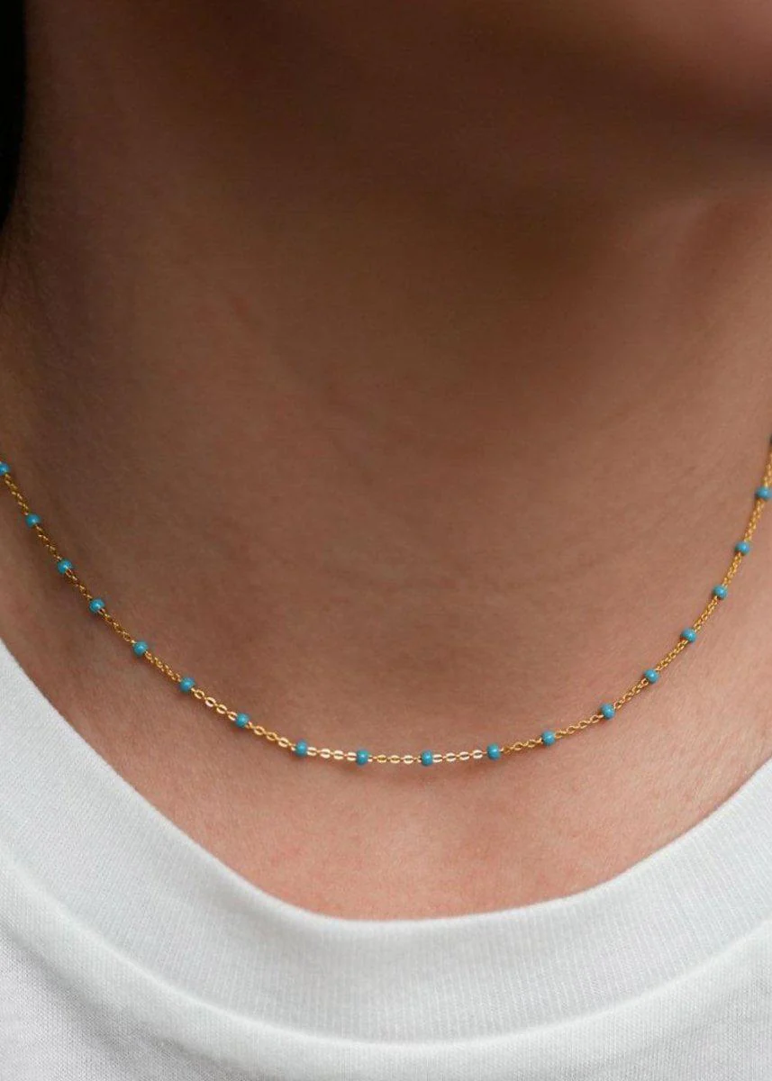Necklace, Lola - Mint - Image 2