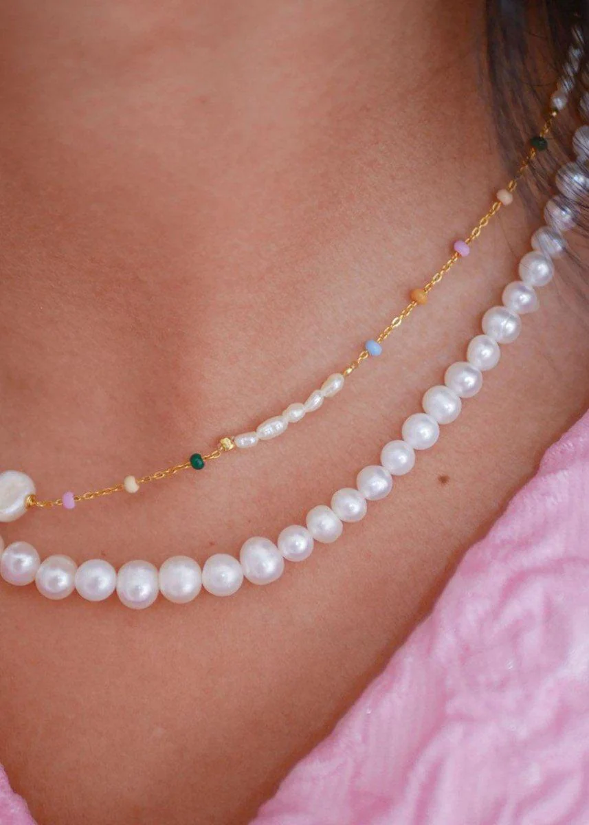 Necklace, Lola Perla - Dreamy/Pearl - Image 2
