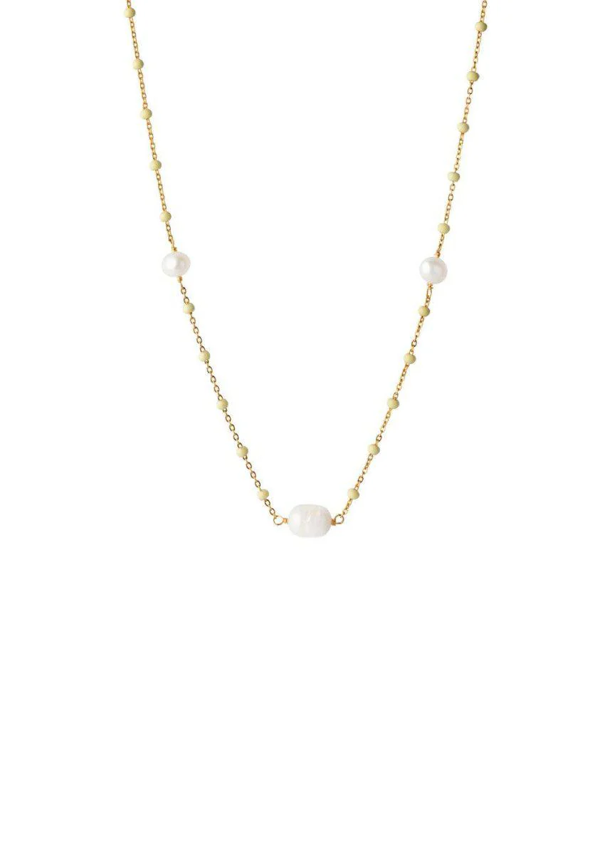 Necklace, Lola Perlita - Lemone/Pearl
