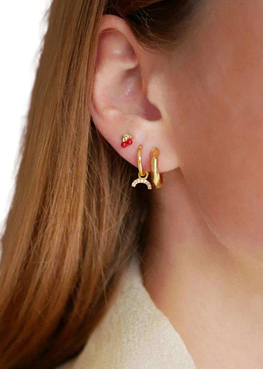 Stud, Cherry - Red - Image 2