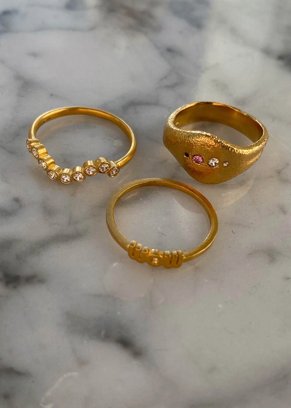 Wow Mom Ring Gold-52 - Goldplated - Image 3