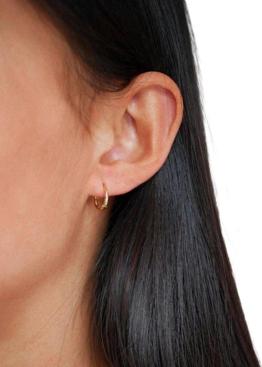 Hoops, Classic 10 mm - 925S/Gp - Image 2