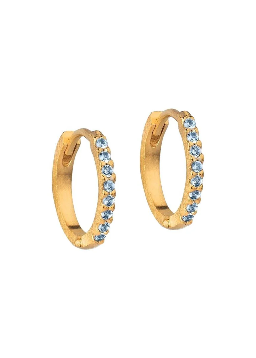 Hoops, Mini Flora - 925S/Gp/M