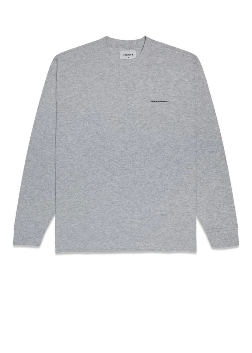 Harbour Crest L/S Tee - Snow Melange