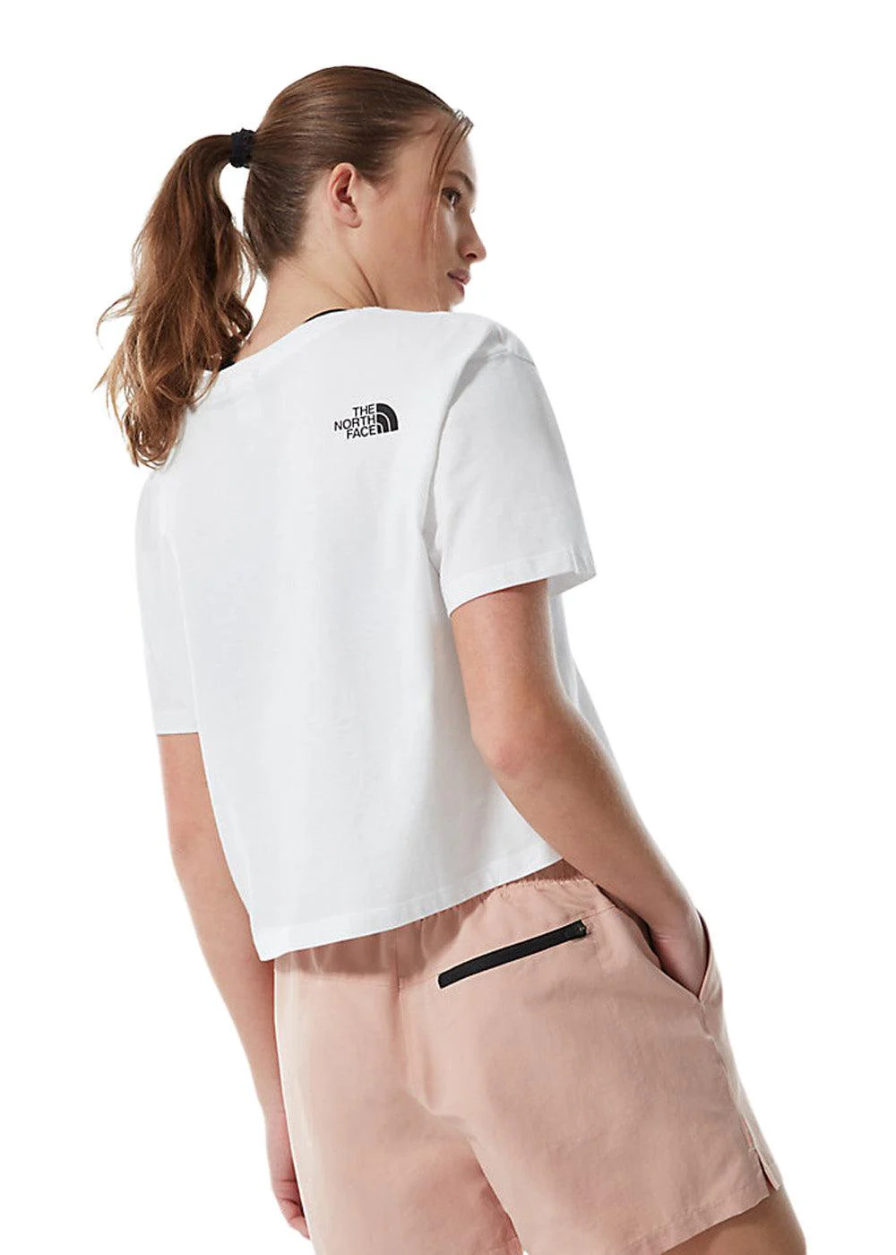 W Cropped SD Tee - Tnf White - Image 4
