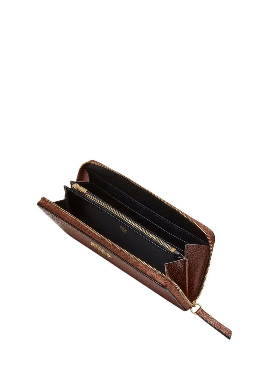 Mulberry Plaque 8 CC Zip Purse Legacy NV - Oak - Image 2