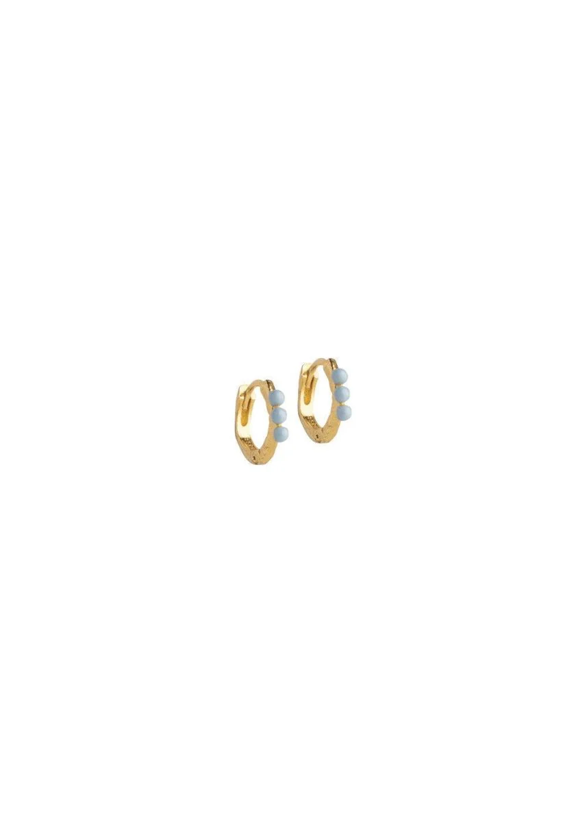 Hoops, Paula 8 mm - Light Blue