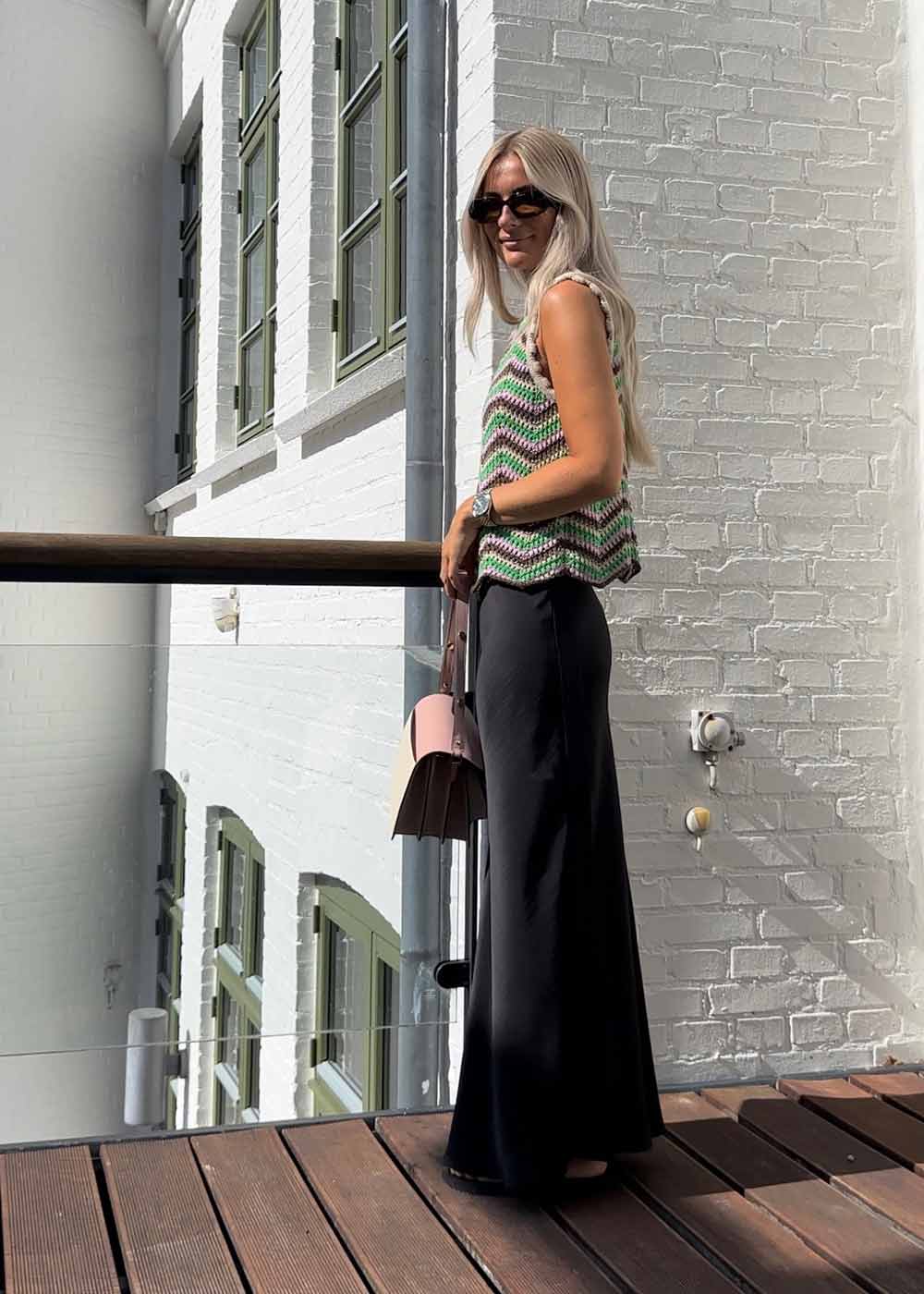 CaryMD top - Green Sorbet Stripe - Image 3