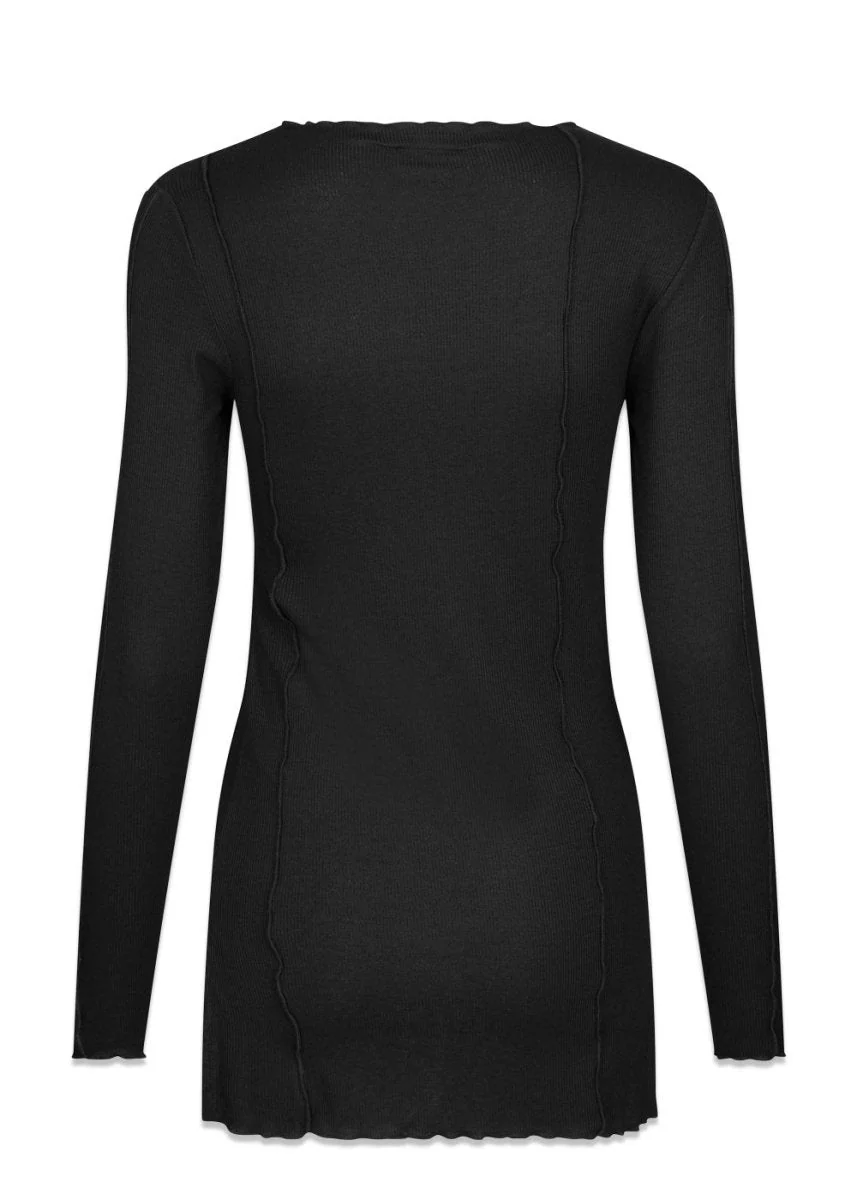 CassieMD LS top - Black - Image 2
