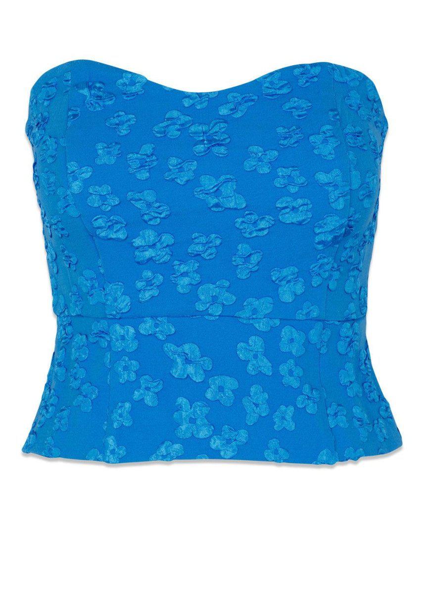 AtiraMD crop top - Azure Blue