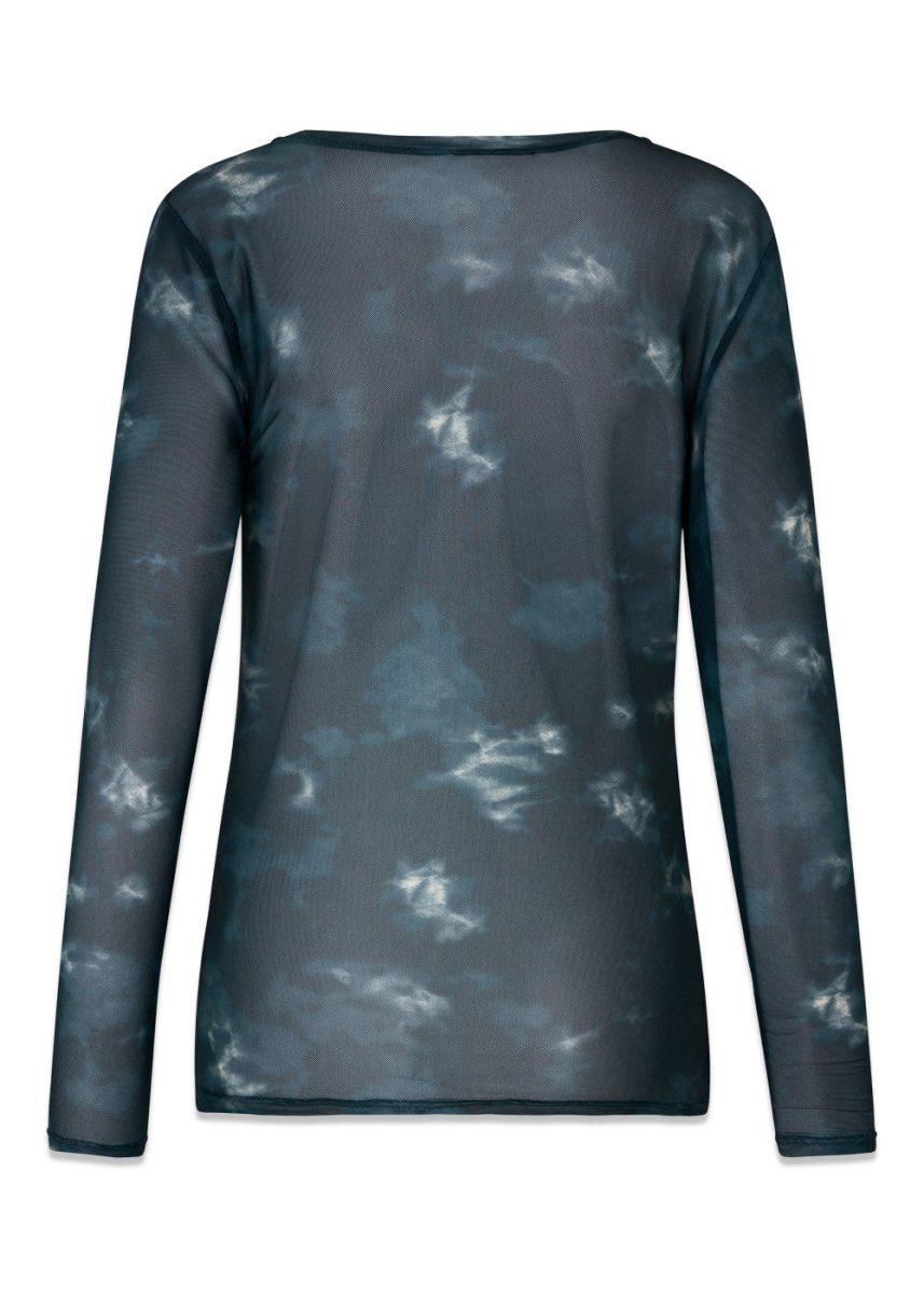 CliffordMD LS print top - Midnight Tie Dye - Image 3