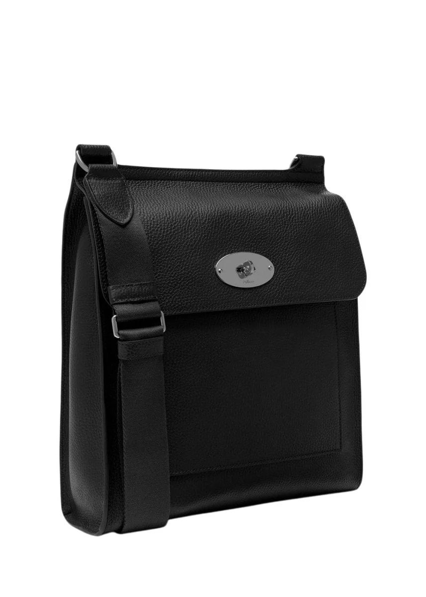 Antony Messenger N Small Classic Grain - Black - Image 4
