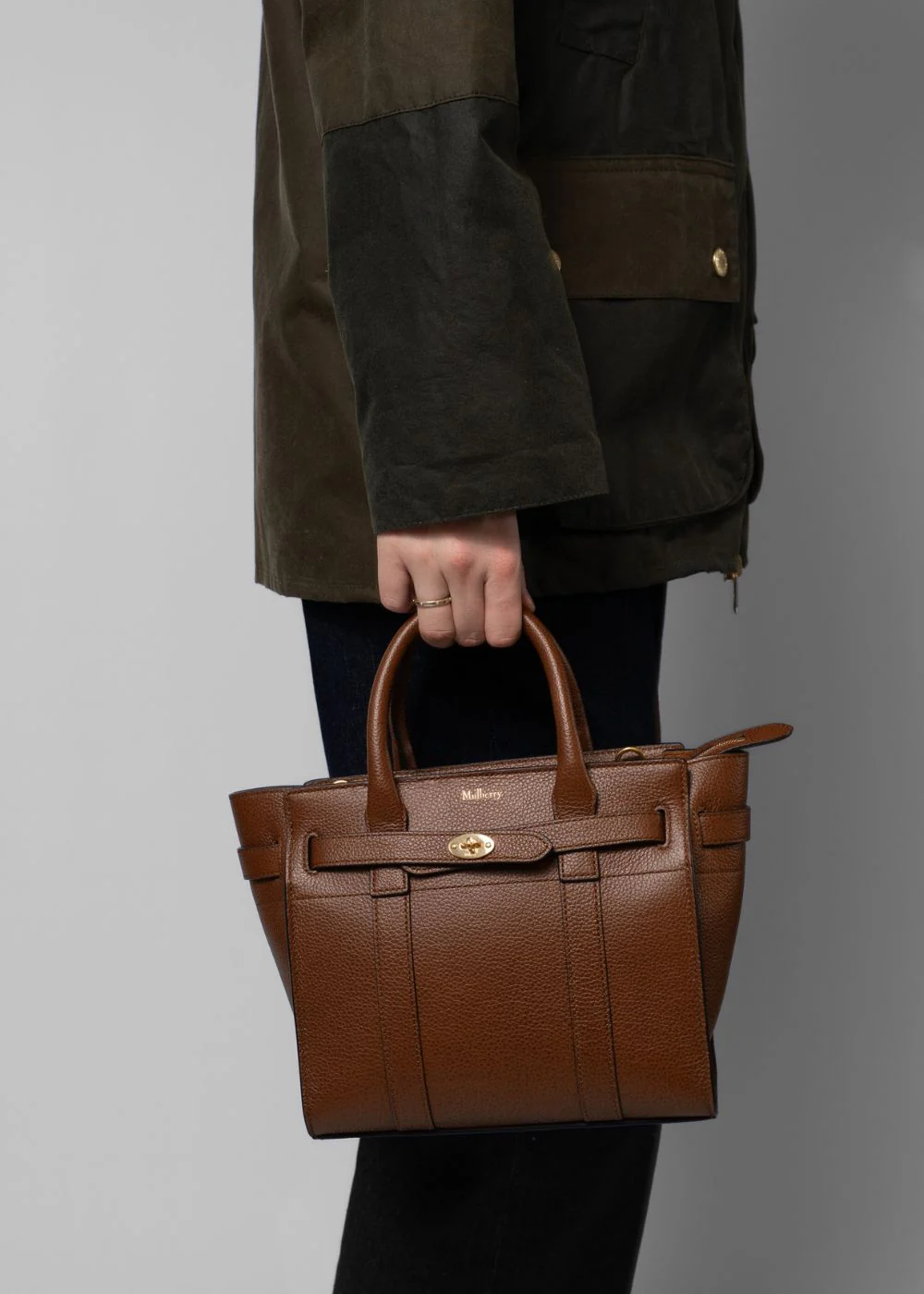 Small Zipped Bayswater Two Tone SCG - Oak - Image 2