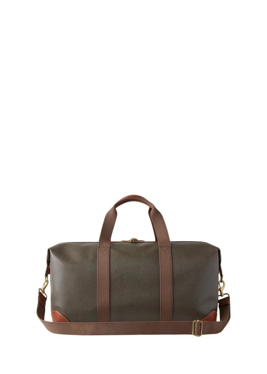Medium Clipper Eco Scotchgrain - Mole-Cognac - Image 3