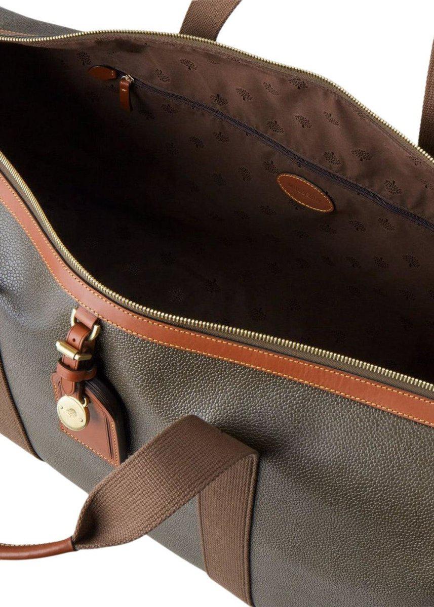 Medium Clipper Eco Scotchgrain - Mole-Cognac - Image 5