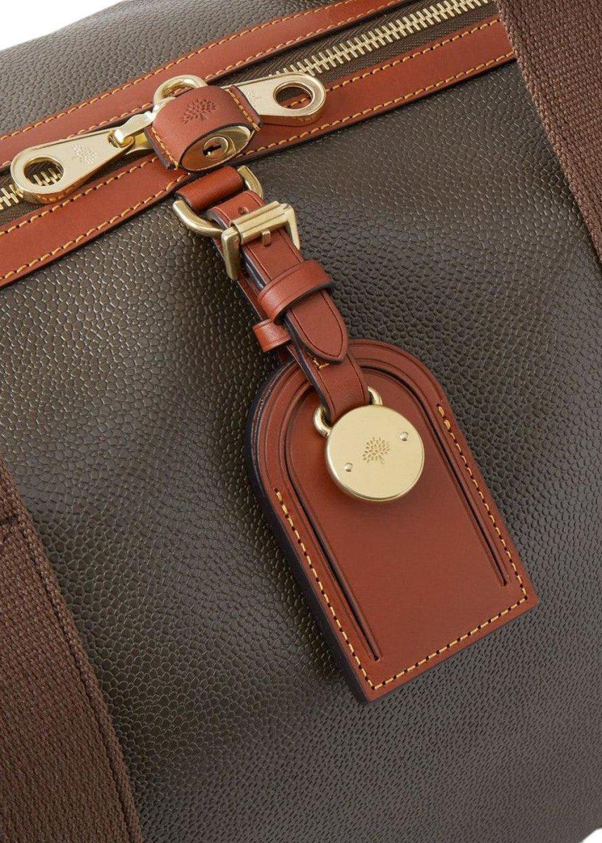 Medium Clipper Eco Scotchgrain - Mole-Cognac - Image 6