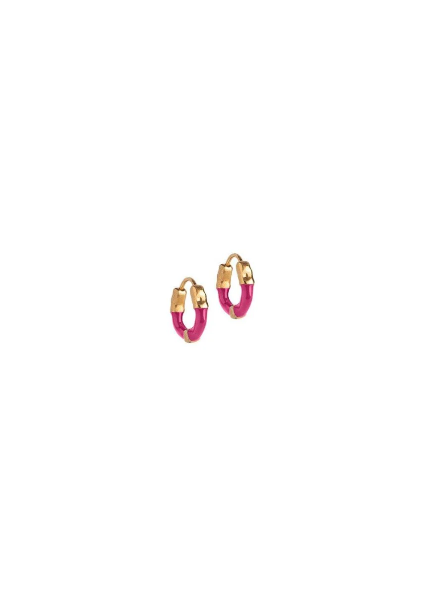 Hoops, Lina small - Fuchsia Pink