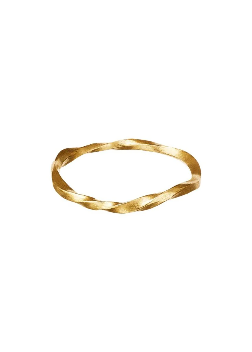Siv Ring - Sterling Silver (925) Gold Plated