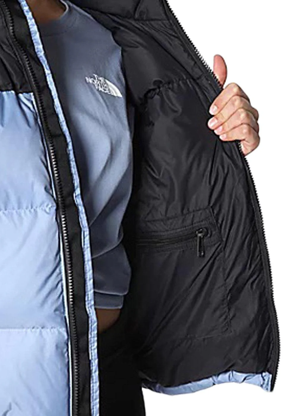 W 1996 Retro Nuptse Jacket - Folk Blue - Image 4