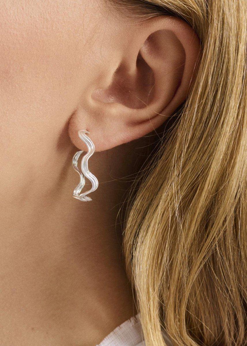 Hellir Hoops - Silver - Image 2