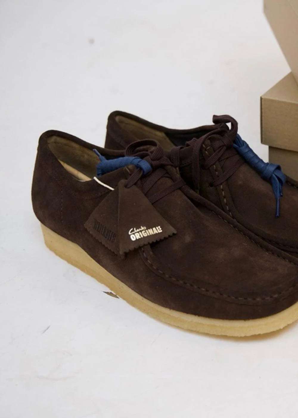 Wallabee Dark Brown Suede - Dark Brown - Image 3