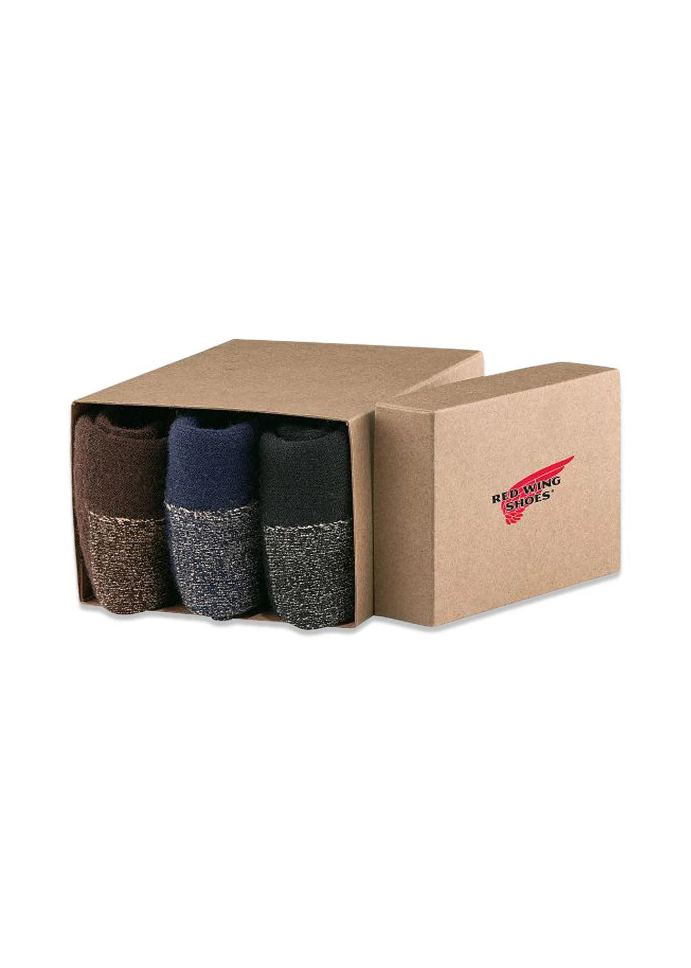 Deep Toe Capped Wool - Black/Blue/Brown