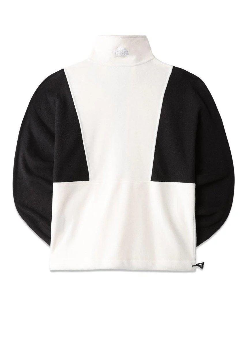 W ATTITUDE 1/4 ZIP - Gardenia White/Tnf Black - Image 2