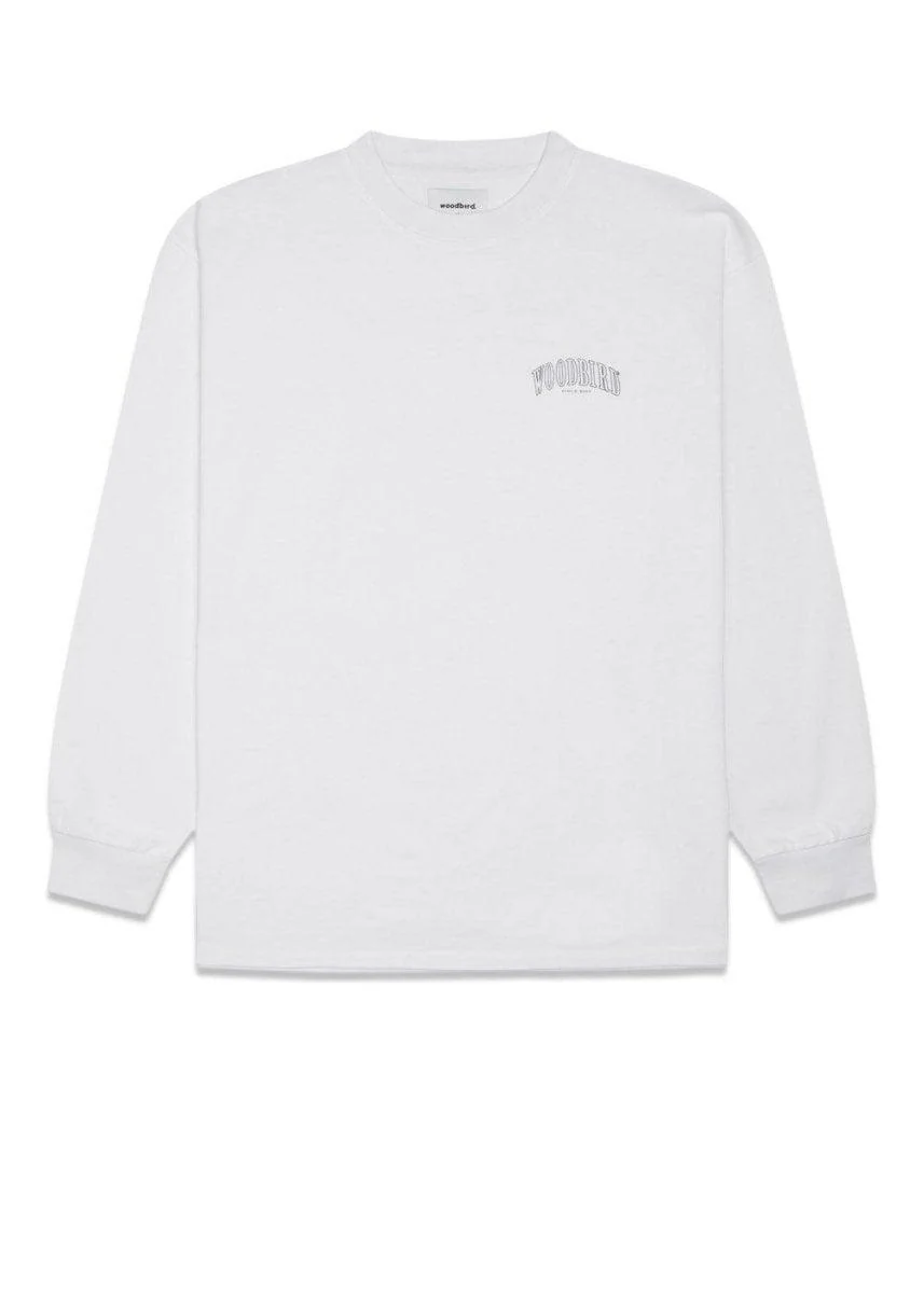 Hanes Over L/S Tee - White
