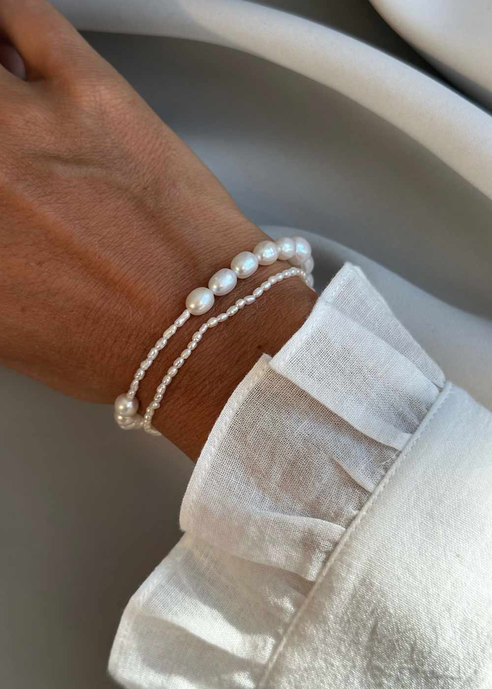 Tiny pearl bracelet - Forgyldt - Image 2