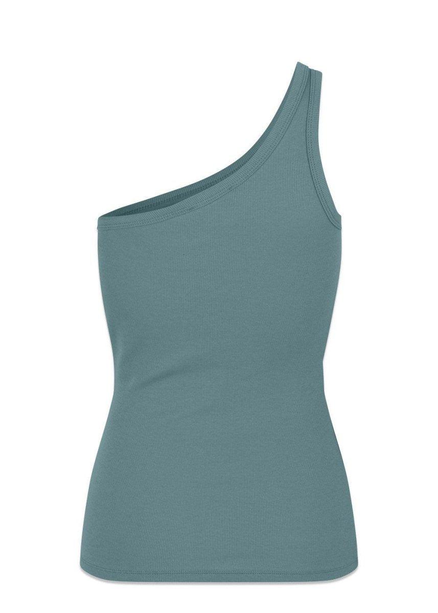 Igor one shoulder top - Stormy Sea - Image 2